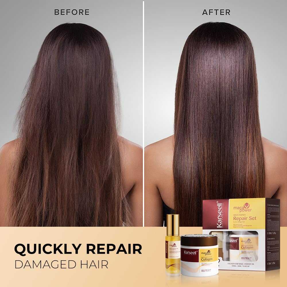 SET REPARADOR Mascara Y Aceite Capilar Karseell