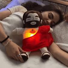 PELUCHE DE JESUS QUE RESPIRA